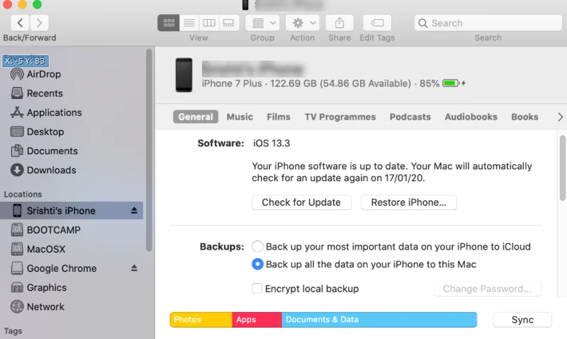 Cara Menghapus Cadangan iPhone Di macOS Catalina