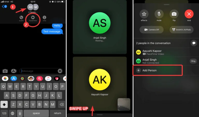 iPhone'da FaceTime Grup Araması Nasıl Kaydedilir?