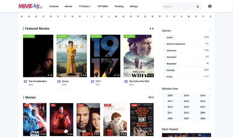 15 sites alternatifs à Putlocker en 2021 - Regardez des films en ligne