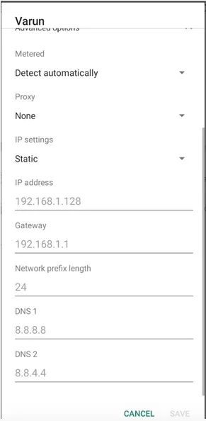 Çözüldü: Android'de IP Adresi Hatası Alınamadı