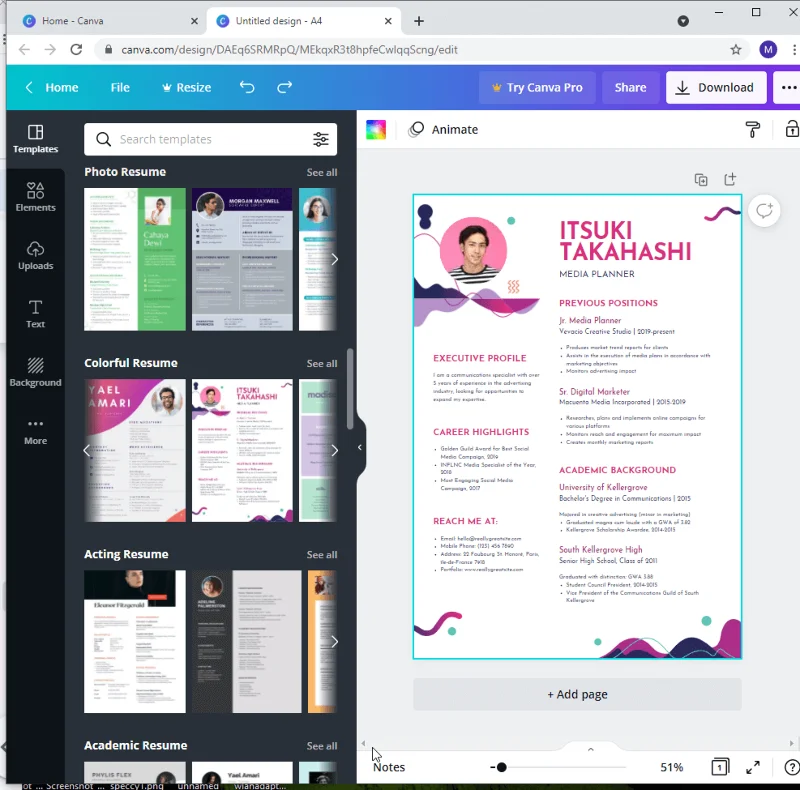 Bagaimana Cara Membuat Resume Online?