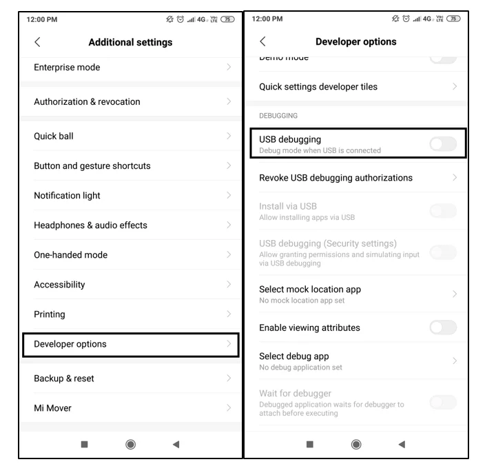 ¿Modo de depuración USB y cómo habilitarlo en Android?