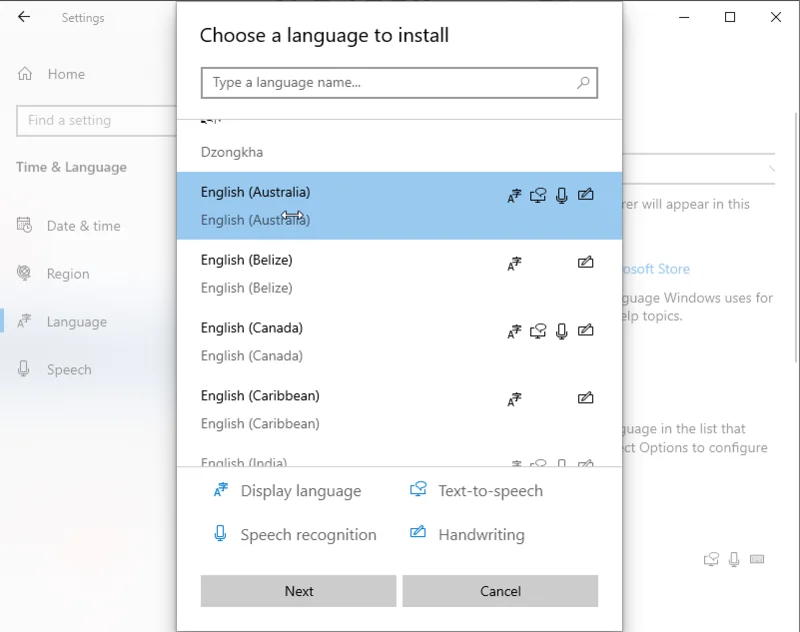Как изменить языковые настройки в Windows 10