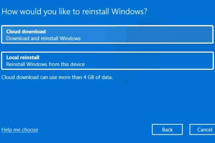 Cara Reset Pabrik Windows 11