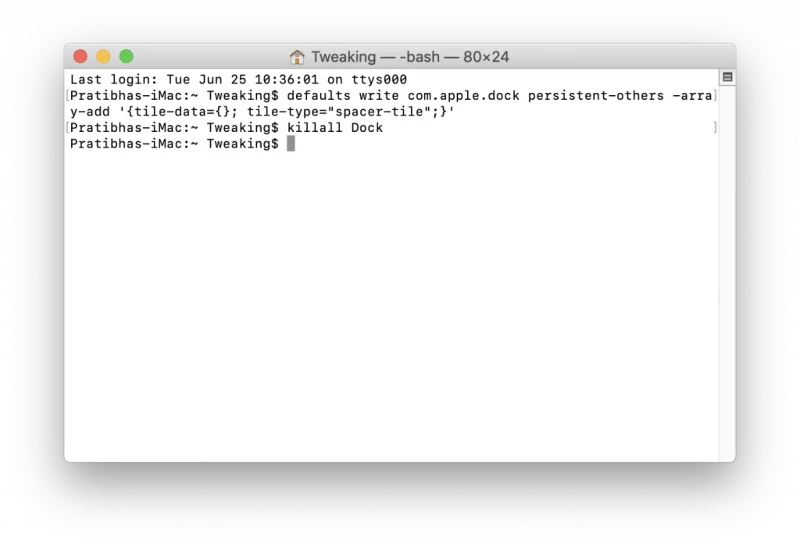 วิธีเปิดใช้งานคุณสมบัติที่ซ่อนอยู่โดยใช้ Terminal บน Mac