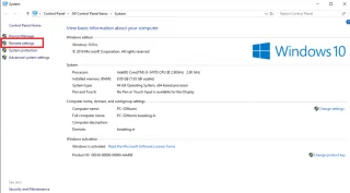 Действия по включению и отключению удаленного помощника в Windows 10