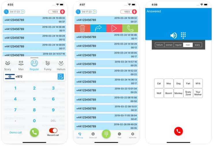 Recensione app: Funcall - Voice Changer & Rec: Voice Changer & Call Recorder