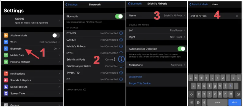 Comment changer le nom Bluetooth sur iPhone ?