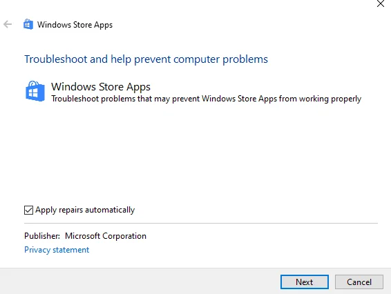 Шаги по исправлению ошибки калькулятора Windows 10