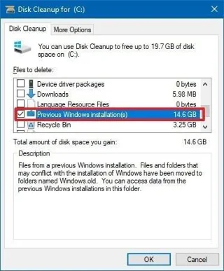 ¿Formas de eliminar la carpeta Windows.old en Windows 10?