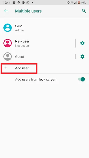 Langkah-langkah Untuk Mengatur Beberapa Profil Pengguna Di Android
