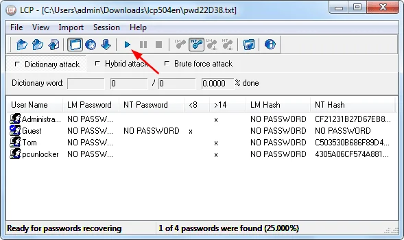 Instrumente de recuperare a parolei Windows 10