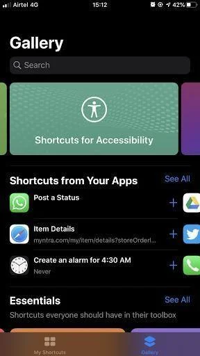 AppleはiOS13アップデートでSiriショートカットに新しい見方をしています