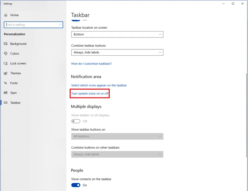 Cómo personalizar la barra de tareas de Windows 10