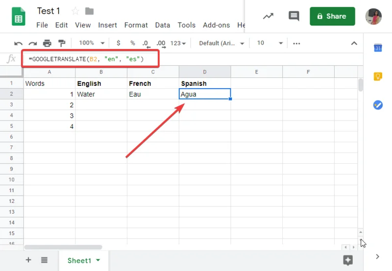 Cara Mengubah Google Sheets Menjadi Penerjemah