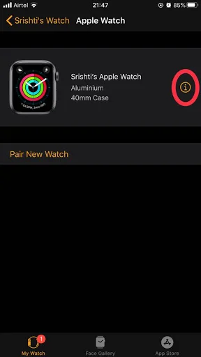 Quest-ce que licône (I) sur Apple Watch ? Un guide de toutes les icônes et symboles Apple Watch.