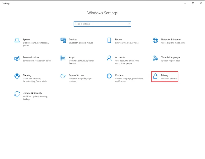 Pasos para evitar que las aplicaciones en segundo plano se ejecuten en Windows 10
