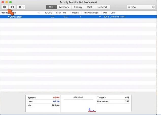 Исправление ошибки «Нет подключенной камеры» на Mac