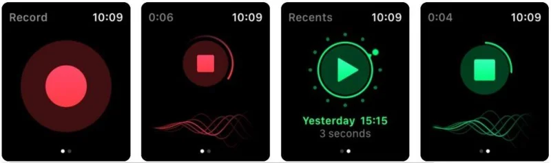 Les applications Apple Watch Voice Recorder prendront instantanément des notes