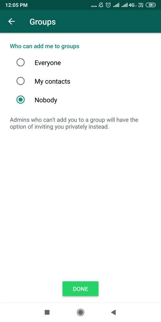 Cum să controlezi cine te adaugă pe chaturile de grup WhatsApp?