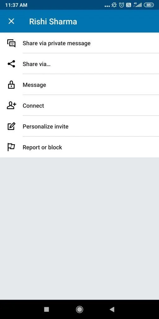 プロフィールにアクセスせずにLinkedInで誰かをブロックする方法