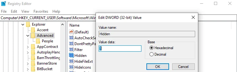 Cómo mostrar archivos y carpetas ocultos en Windows 10