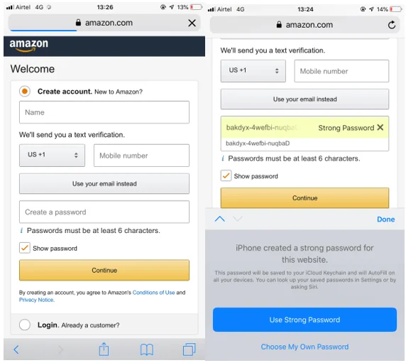 Parolalar iOS 12'de Nasıl Çalışır?