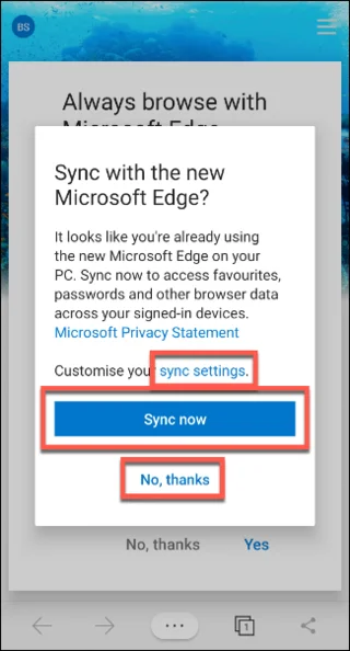 Comment installer et utiliser Microsoft Edge sur Android