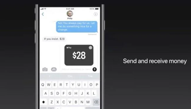 iMessageがApplePay Cashを取得：iOS11で送金と受け取り