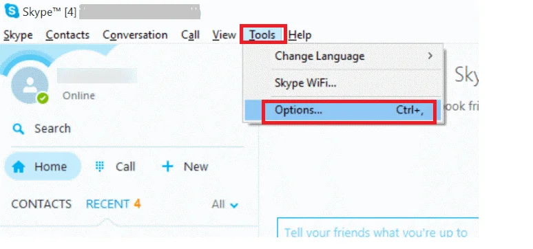 Passaggi per eliminare Skype dalla barra delle applicazioni su Windows 10