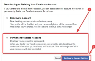 Cara Menghapus Akun Facebook Secara Permanen