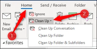 MS Outlook: herramienta de limpieza de conversaciones para mantener organizados sus correos electrónicos
