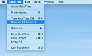 Как очистить историю FaceTime на Mac