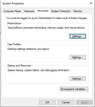 Cara Mengubah / Memindahkan atau Menonaktifkan Pagefile di Windows 10