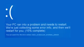 Внутренняя ошибка планировщика видео в Windows 10 [Исправлено 100%]