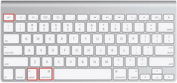 Mac'te Kontrol+Alt+Delete ve Uygulamaları Çıkmaya Zorlama