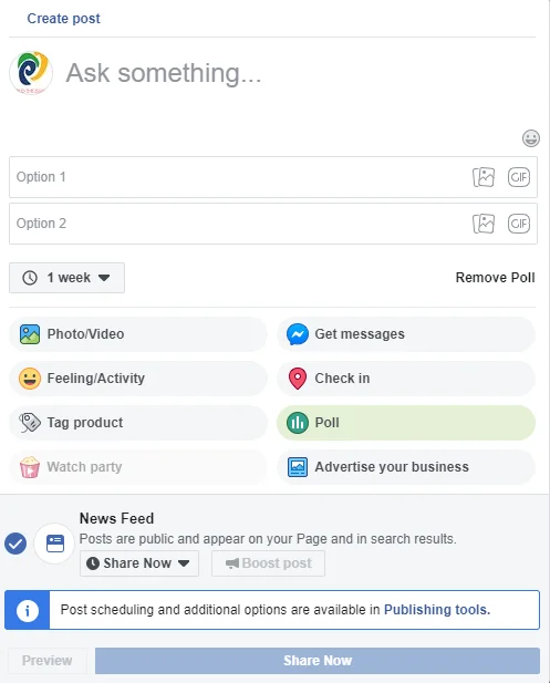 จะสร้างโพลบน Facebook ได้อย่างไร?