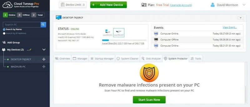 Cloud Tuneup Pro ile İnternet Çerezlerini ve Sistem Kayıt Defterini Tara