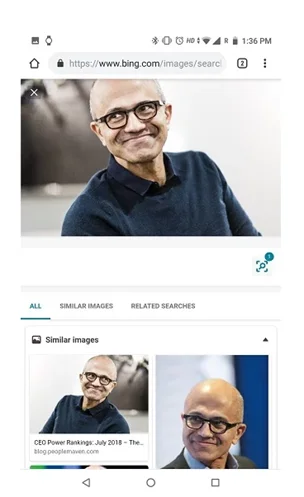 iPhone'da Görsel Aramayı Tersine Çevirme