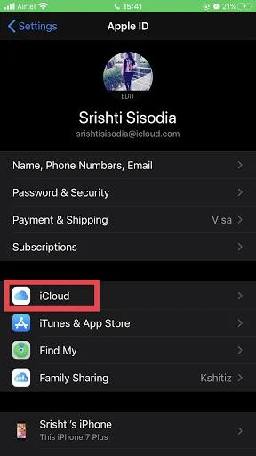 Pasos sobre cómo solucionar el problema de los contactos de Iphone / icloud en dispositivos Ios