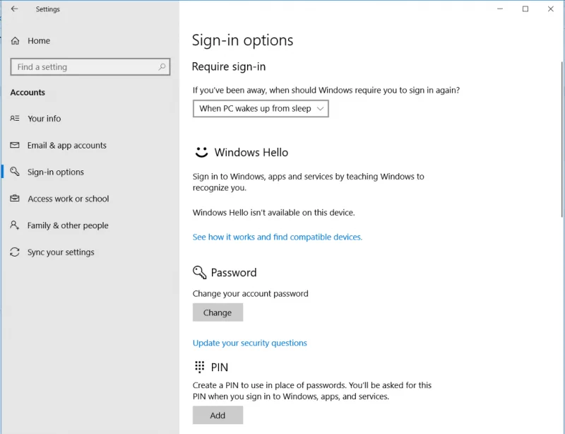 Cum să vă autentificați la Windows 10 fără parolă
