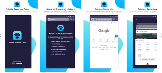 Cuidado del navegador privado: una revisión completa del navegador más seguro del mundo