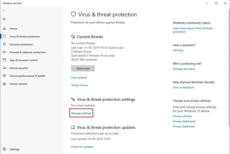 Windows 10'da Güvenlik Dış Müdahale Koruması Özelliği Nedir?