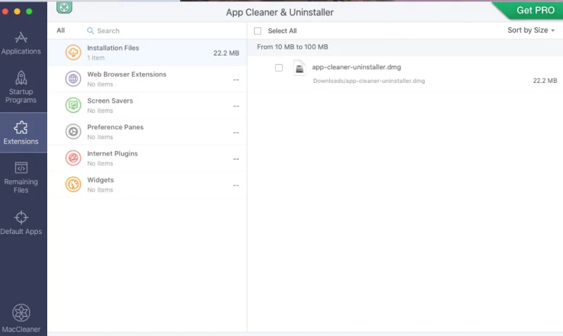 App Cleaner & Uninstaller Pro: herramienta eficiente para desinstalar la aplicación rápidamente de Mac