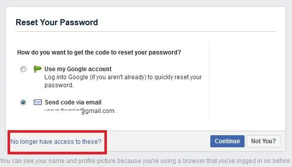 เข้าถึงบัญชี Facebook อีกครั้งด้วยผู้ติดต่อที่เชื่อถือได้