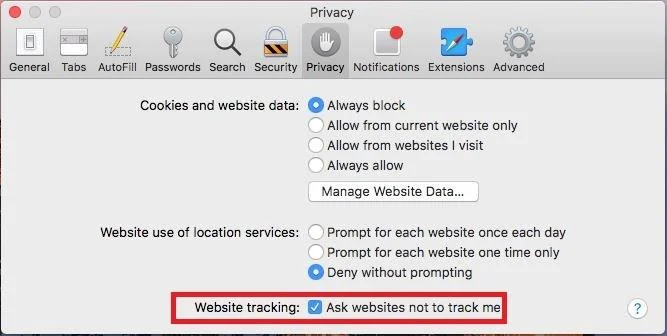 MacのSafariでプライバシーとセキュリティの設定を維持する方法