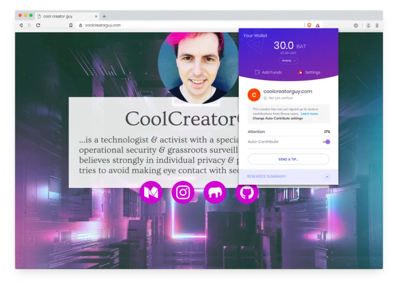 ¡Obtenga recompensas por navegar por Internet, dice Brave Browser!