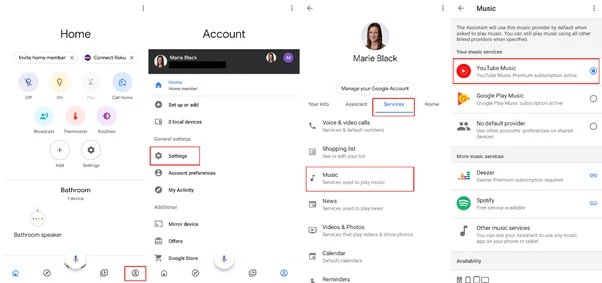 Cómo reproducir música en dispositivos Google Home