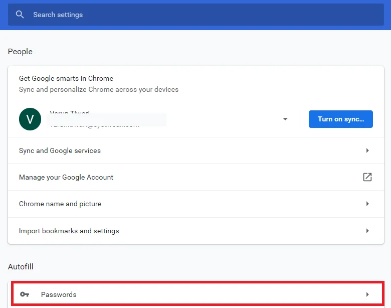 Chromeで保存したパスワードを表示する方法