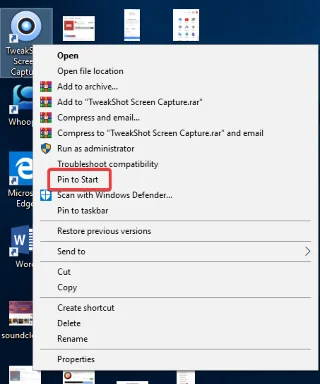 Как создать ярлыки для приложений в меню Пуск Windows 10